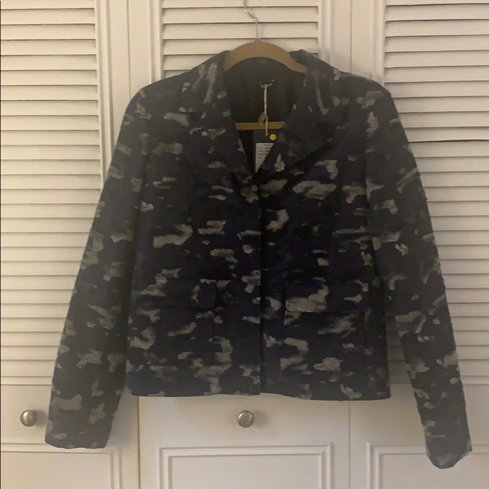 Jill Sander Navy quilted blazer/jacket